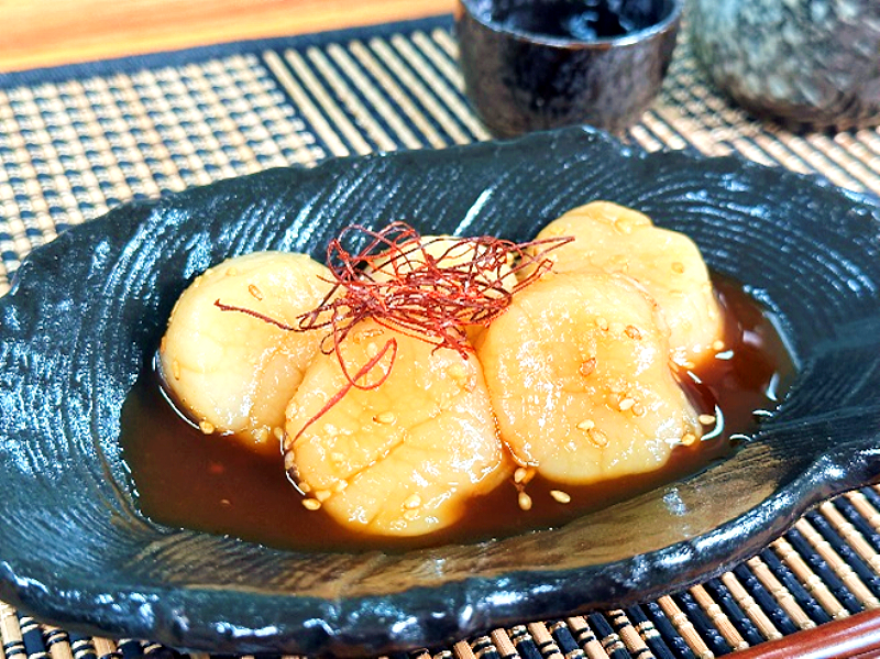 【食材：ホタテ】カンジャンカリビ（韓国風ホタテの醤油漬け）【動画】