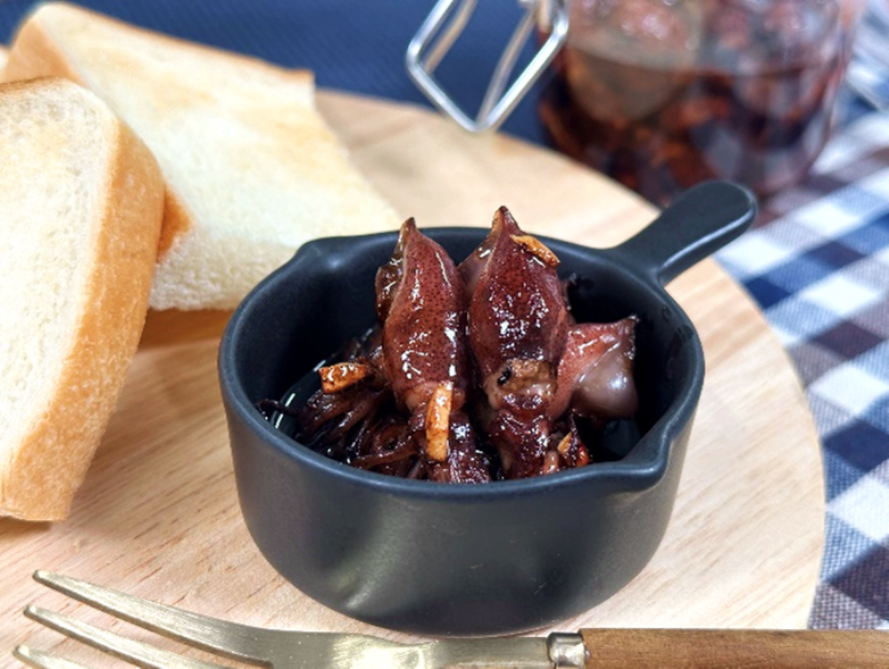 【食材：ホタルイカ】ホタルイカのオイル漬け【動画】